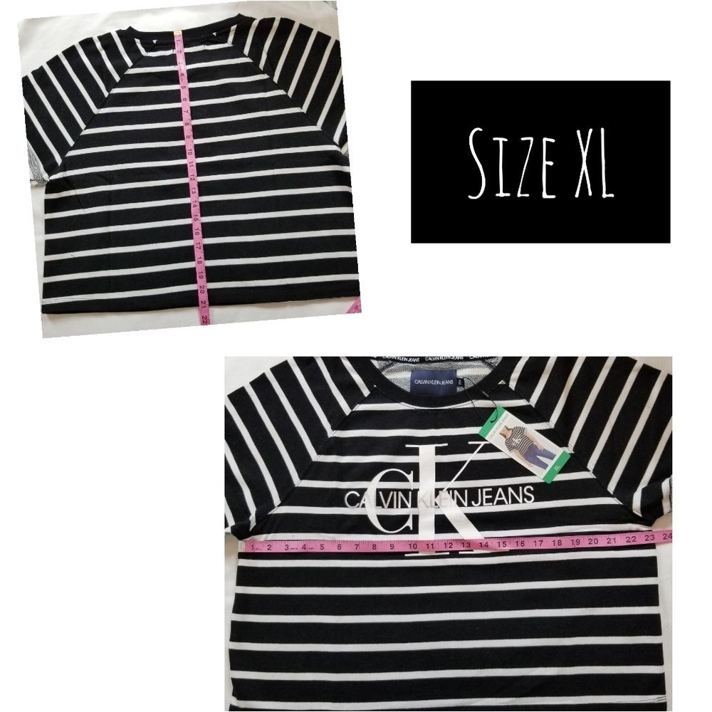 NEW Calvin Klein Monogram Logo Short Sleev… - Picture 8 of 9